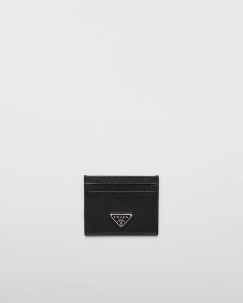 PRADA 2MC025 Men's Re - Nylon and Saffiano Leather Card Holder | 普拉達 男仕卡套 (黑色) - LondonKelly 英國名牌代購
