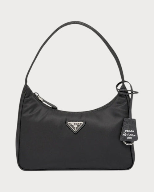 PRADA Re-Nylon Re-Edition 2000 Shoulder Bag | 普拉达 腋下袋 (Black)
