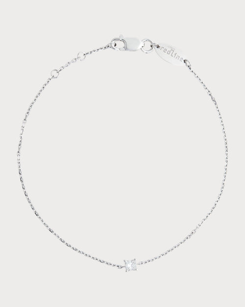 REDLINE White Gold and Diamond Princesse Bracelet | 红绳 手链 (0.11CT/多色) - LONDONKELLY 英国名牌代购