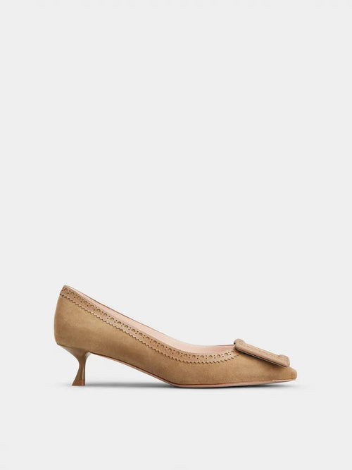 ROGER VIVIER Viv' in The City Pumps in Suede | RV 麂皮高跟鞋 (多色) - LondonKelly 英国名牌代购