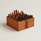 HERMES Samarcande Mini Chess Set | 愛馬仕 圍棋套裝 (啡色)