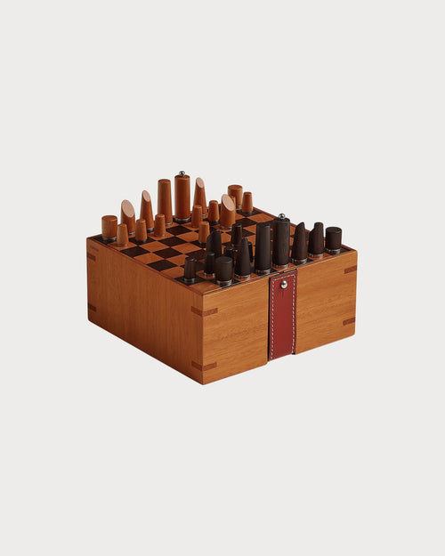 HERMES Samarcande Mini Chess Set | 爱马仕 围棋套装 (啡色)