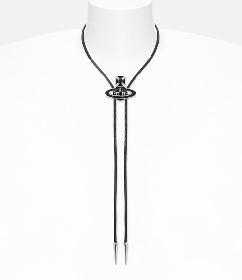 VIVIENNE WESTWOOD Bolo Tie | 西太后 繩結領帶 (黑色) - LondonKelly 英國名牌代購