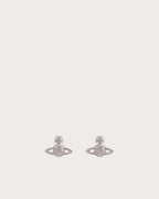 VIVIENNE WESTWOOD Grace Bas Relief Stud Earrings | 西太后 耳環 (銀色) - LondonKelly 英國名牌代購