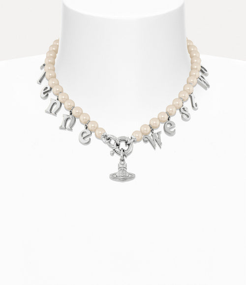 VIVIENNE WESTWOOD Leanne Necklace | 西太后 頸鏈 (銀色) - LondonKelly 英國名牌代購