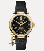 VIVIENNE WESTWOOD Orb Heart Watch | 西太后 手表 (黑色) - LondonKelly 英国名牌代购