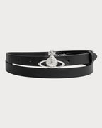 VIVIENNE WESTWOOD Small Orb Buckle Belt | 西太后 皮带 (黑色) - LONDONKELLY 英国名牌代购
