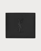 YSL SAINT LAURENT Men's Cassandre East/West Wallet In Grain Leather | 聖羅蘭 男仕銀包 (黑色) - LONDONKELLY 英國名牌代購