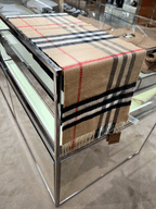 BURBERRY Classic Check Cashmere Scarf | 博柏利 經典頸巾 (多色)