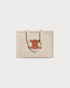 CELINE Textile Large Cabas Thais | 賽琳 手提袋 (大碼/白色)