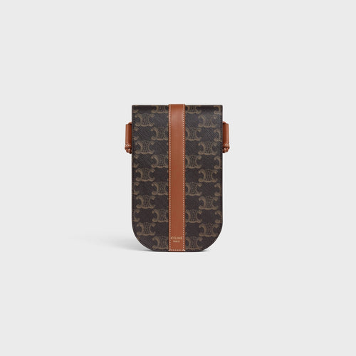 CELINE Triomphe Canvas Phone Pouch | 赛琳 电话套 (老花/多色) - LondonKelly 英国名牌代购