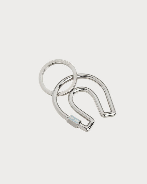 HERMES Fer a Cheval Key Ring | 愛馬仕 鎖匙扣 (Light Blue)