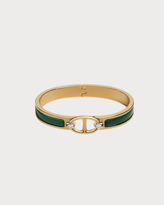 HERMES Mini Clic Chaine d'Ancre Bracelet | 愛馬仕 金色手鐲 (迷你/Green)