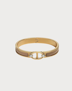 HERMES Mini Clic Chaine d'Ancre Bracelet | 愛馬仕 金色手鐲 (迷你/Etoupe)