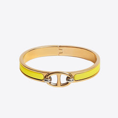 HERMES Mini Clic Chaine d'Ancre Bracelet | 愛馬仕 金色手鐲 (迷你/Yellow)