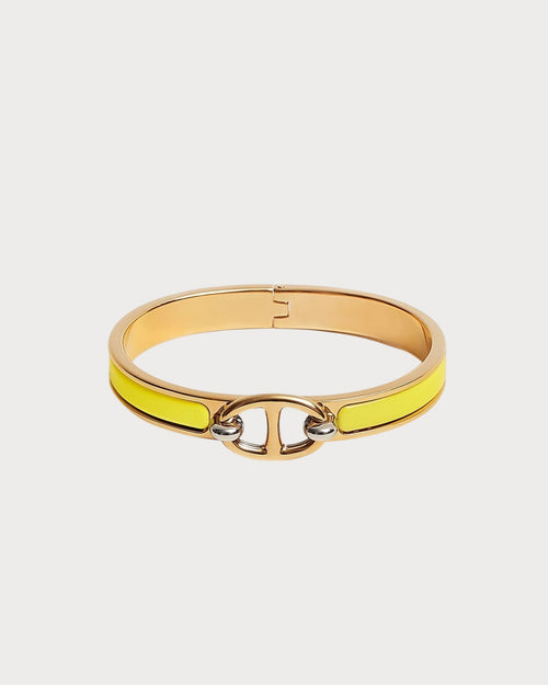 HERMES Mini Clic Chaine d'Ancre Bracelet | 愛馬仕 金色手鐲 (迷你/Yellow)