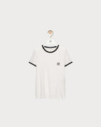 LOEWE Women's Anagram Cotton T-Shirt | 羅意威 女裝T恤 (白色)
