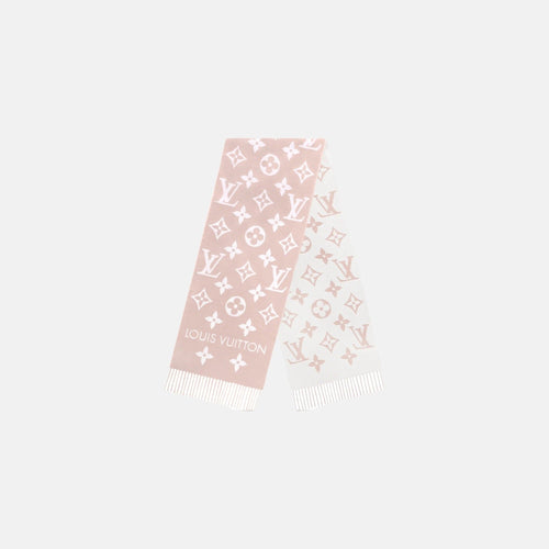 LOUIS VUITTON Essential Scarf | 路易威登 經典羊毛頸巾 (Beige Rose)