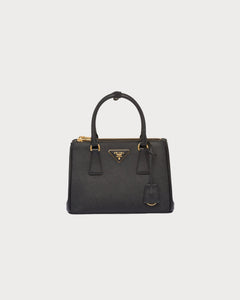 PRADA Small Prada Galleria Saffiano Leather Bag | 普拉達 手袋 (Black)