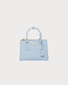 PRADA Small Prada Galleria Saffiano Leather Bag | 普拉達 手袋 (Blue)