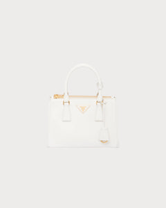 PRADA Small Prada Galleria Saffiano Leather Bag | 普拉達 手袋 (White)