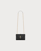YSL SAINT LAURENT Envelop Small Bag | 聖羅蘭 手袋 (Black)