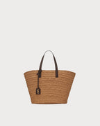 YSL SAINT LAURENT Panier Medium Bag | 聖羅蘭 手袋 (啡色)