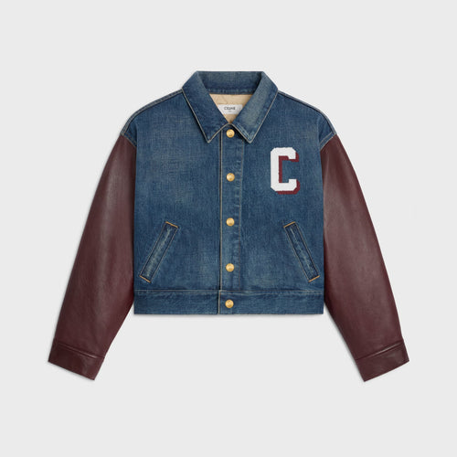 CELINE Paris Jacket in Dark Union Wash Denim Dark Union Wash | 賽琳 牛仔外套 (藍色)