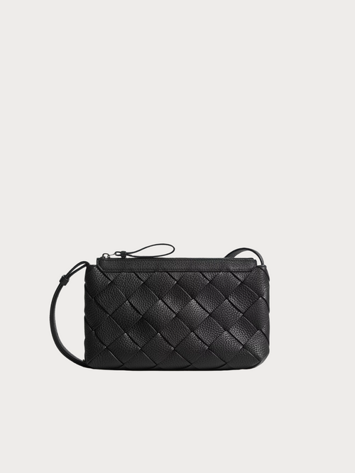 BOTTEGA VENETA (M) Diago Zipped Messenger Calfskin(2 Colors)