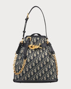 [2023 秋季新款] CHRISTIAN DIOR Medium Cést Dior Bag | 迪奧 手袋 (中碼/藍色老花) - LondonKelly 英國名牌代購