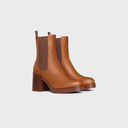 CELINE Tess Chelsea Boot in Calfskin | 賽琳 Tess 小牛皮切爾西靴（哈瓦那色）