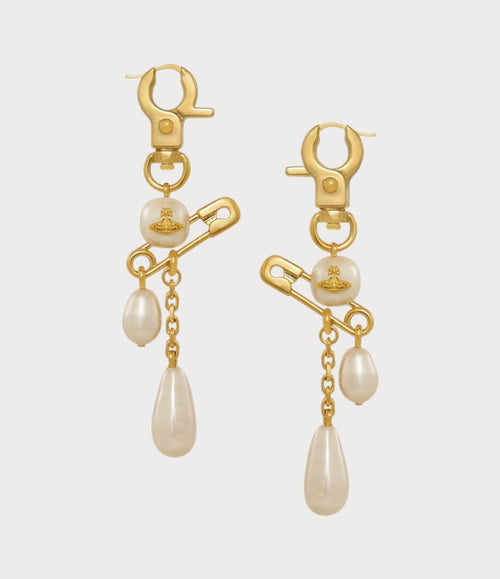 VIVIENNE WESTWOOD Claude Long Earrings | West Queen Mother Earrings (Multicolor)