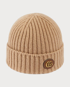 GUCCI Wool Cashmere Hat | 古馳 冷帽 (Tan)