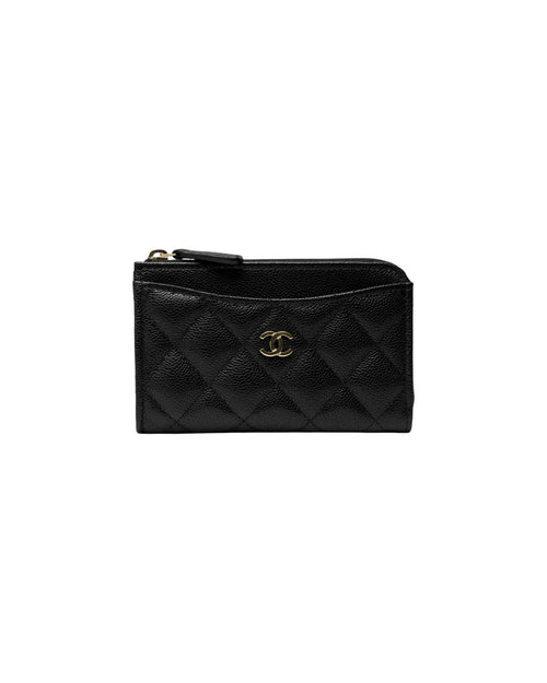 Chanel AP3179B Card Holder Grained Shiny Calfskin | 香奈先 卡套銀包 (黑色)