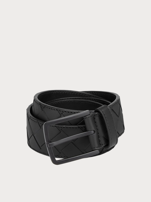 BOTTEGA VENETA (M) Intrecciato Belt Calfskin(2 Colors)