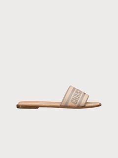 CHRISTIAN DIOR Dway Slide Natural Raffia(2 Colors)