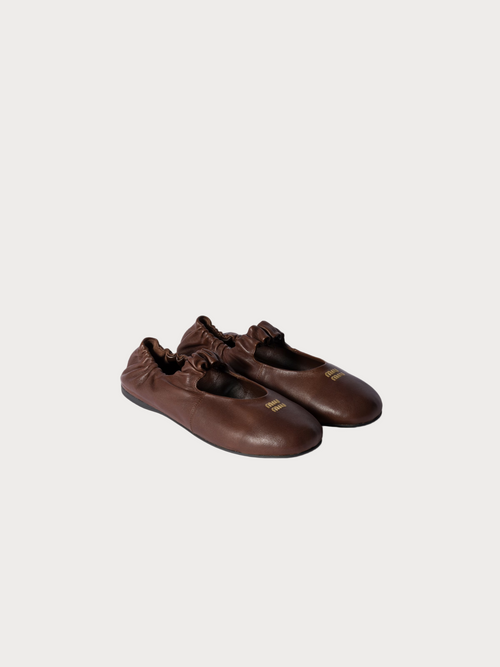 MIU MIU Ruches Nappa Leather Ballerinas Lambskin(2 Colors)