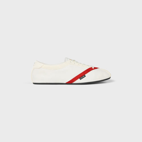 CELINE The Flat Sneaker in Gros Grain, Velvet, Suede Calfskin and Lambskin | Celine flat sneakers, materials: satin, velvet, suede calfskin and lambskin (multiple colors)