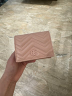 GUCCI GG Marmont Card Case Wallet | 古馳 銀包 (粉紅色)