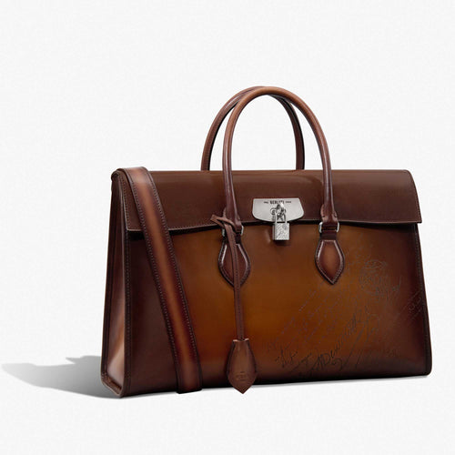 BERLUTI E'Mio Scritto Leather Briefcase | 伯魯提 公事包 (多色)