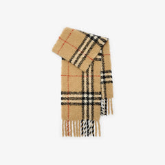 BURBERRY Check Alpaca Wool Blend Boucle Scarf | 博柏利 頸巾 (多色)