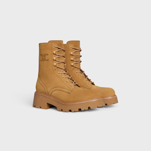 CELINE Triomphe Rangers Mid Lace-Up Boot Light Beige | 賽琳 凱旋遊俠中筒綁帶靴（淺米色）