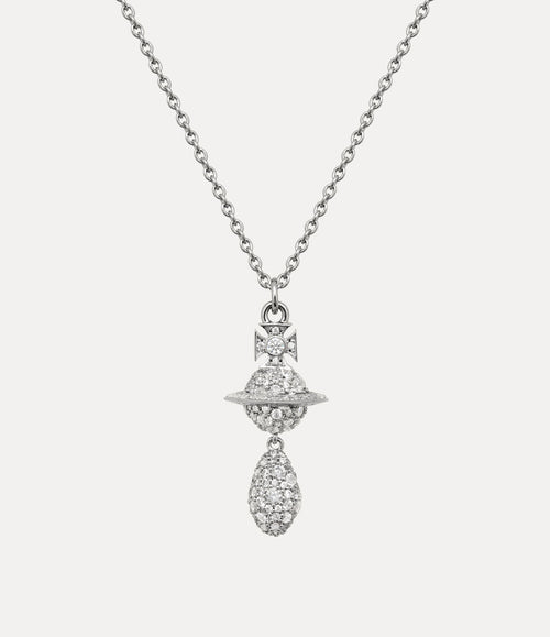 VIVIENNE WESTWOOD Circe Orb Pendant Necklace | 西太后 頸鏈 (銀色)