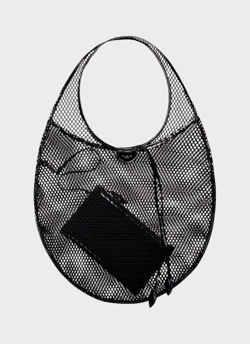 ALAIA One Piece Bag In Fishnet (Medium/Black) - LONDONKELLY 英國名牌代購