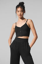 ALO YOGA Ribbed Delicate Lounge Tank | 羅紋休閒背心 (多色) - LondonKelly 英國名牌代購