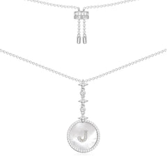 APM MONACO AC5794XNAA Alphabet Eternelle Adjustable Necklace | 可調式頸鏈 (銀色) - LondonKelly 英國名牌代購