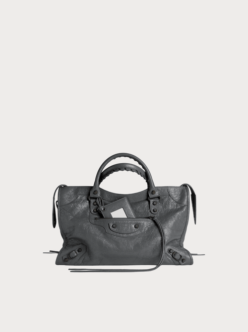 BALENCIAGA Women's Le City Bag in Black Lambskin(Medium/3 Colors) - LONDONKELLY 英國名牌代購