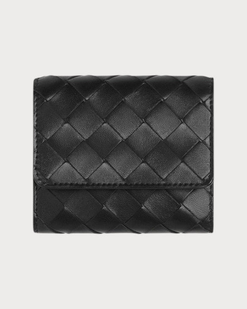 BOTTEGA VENETA Intrecciato Tri - Fold Wallet With Origami Coin Purse | 葆蝶家 銀包 (多色) - LONDONKELLY 英國名牌代購