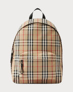 BURBERRY Men's Check Backpack | 博柏利 男仕背囊 (米色)