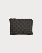 CELINE Coin Purse In Triomphe Canvas | 賽琳 銀包 (啡色) - LONDONKELLY 英國名牌代購